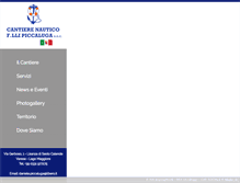 Tablet Screenshot of cantierenauticopiccaluga.it